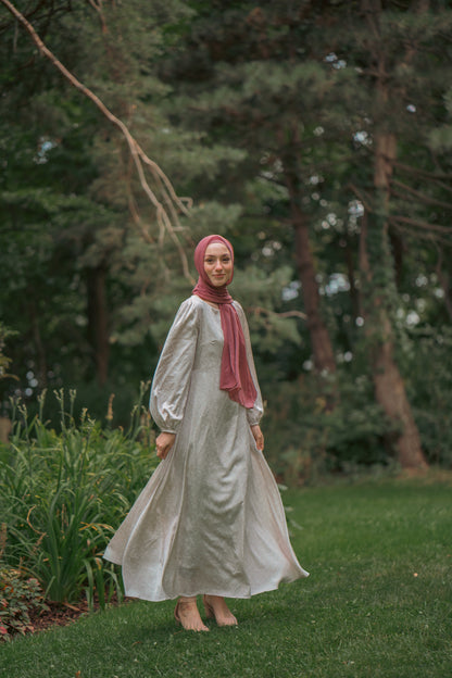 Hania Satin Maxi Dress