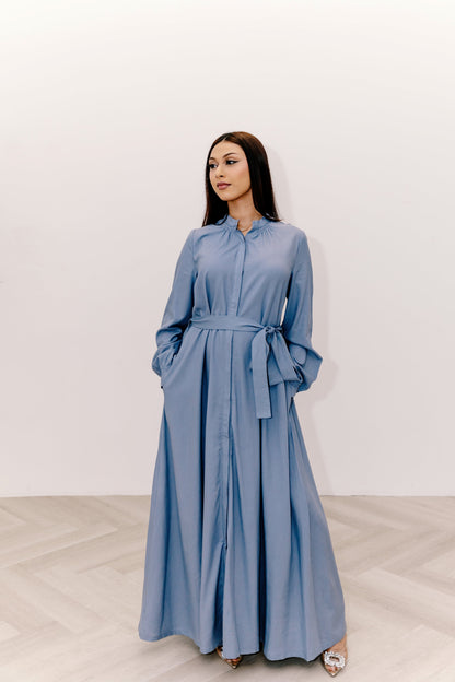 Zoya Linen Blend Shirt Dress - Veri Peri
