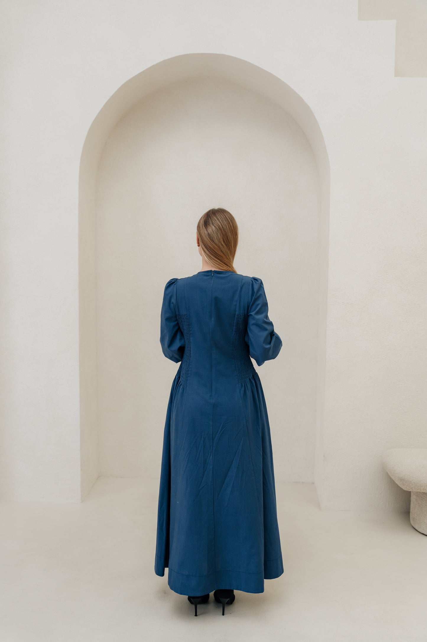 Inayah Cotton TENCEL„Maxi Dress - Symphony Blue