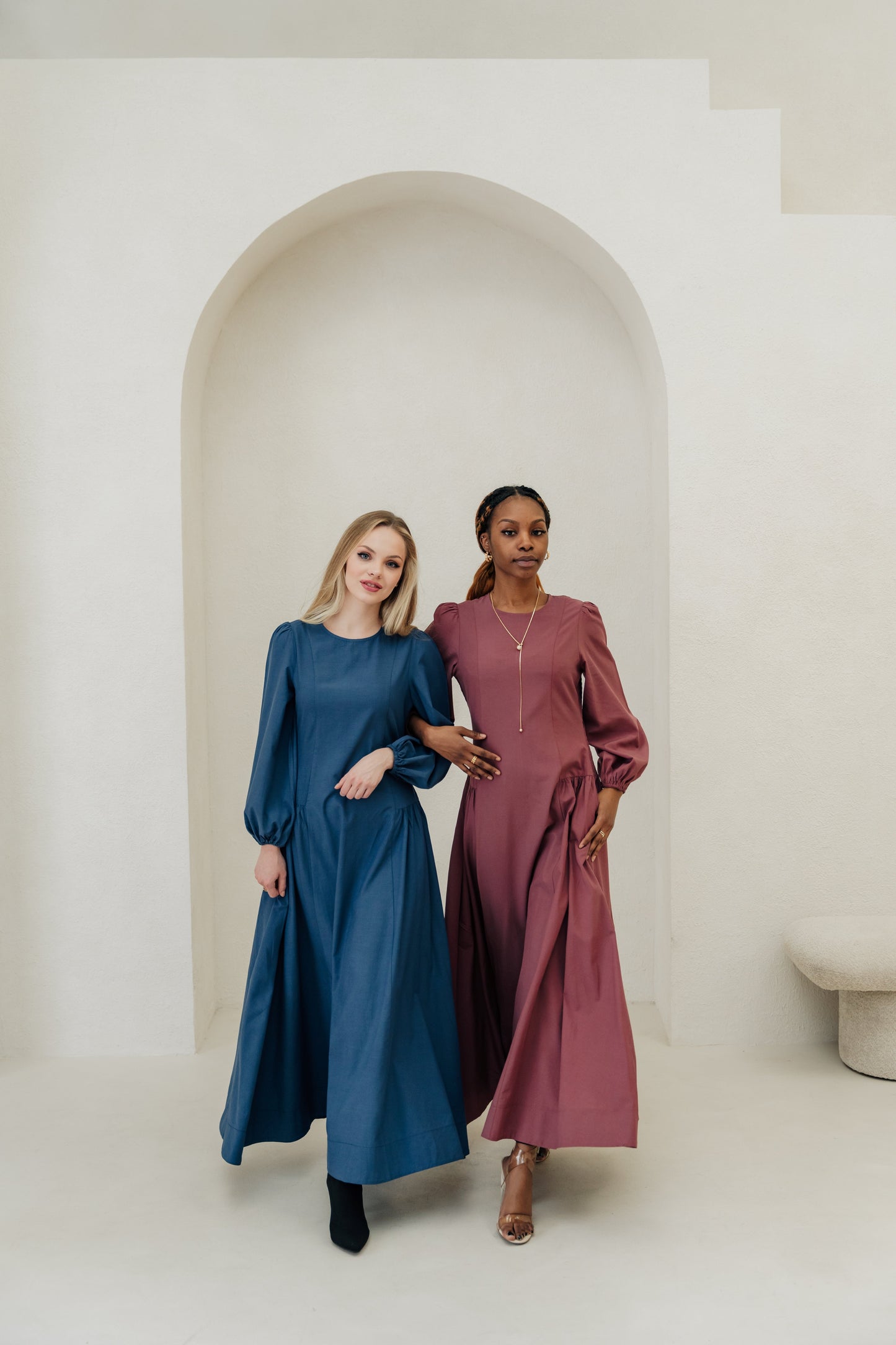 Inayah Cotton TENCEL„Maxi Dress - Symphony Blue
