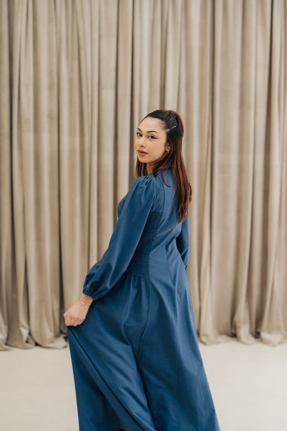 Inayah Cotton TENCEL„Maxi Dress - Symphony Blue